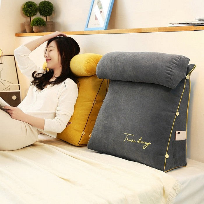 bed reading pillow