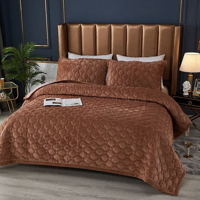 brown bedspread for king size