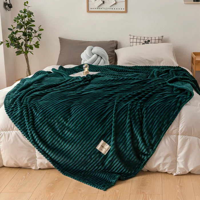 dark green king size blanket