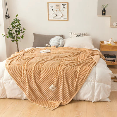 khaki throw blanket for bed